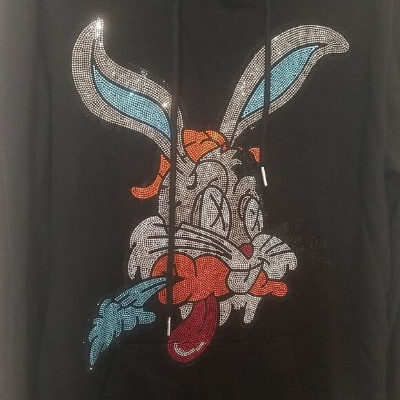 🆕️Bling Bling ... Black Hoodie and Jogger Set.   C1 - Picture 4 of 13